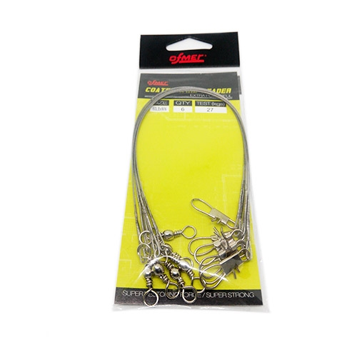 Nylon Coated Wire Leader Hook Rigs,18PCS Baitholder Beak Fishing Hooks Fishing Wire Leader With Rolling Swivel Fishing Lure Rig