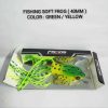 FISHING SOFT FROG ( 40MM ) - GREEN/YELLOW