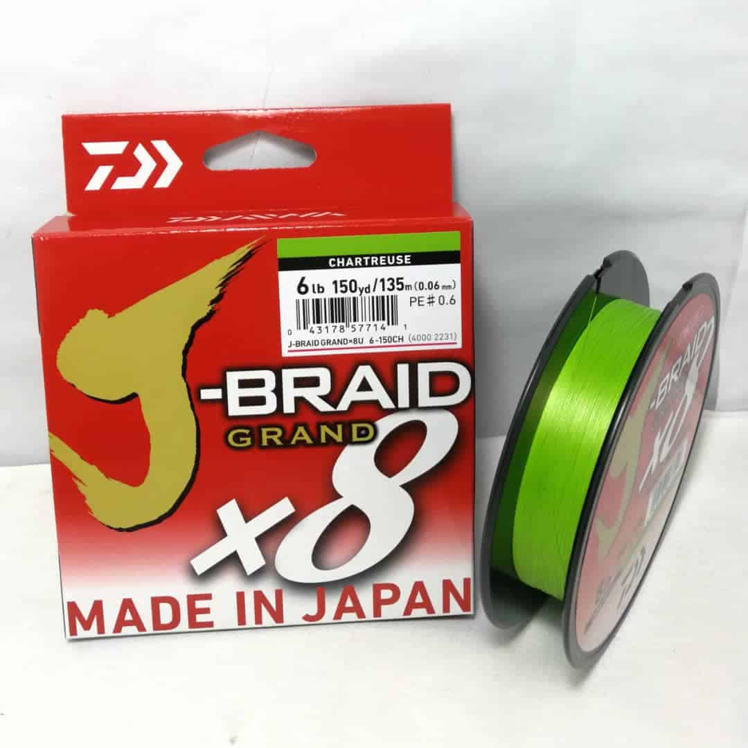 Daiwa J-Braid Grand Braid Line 150yds 8lb