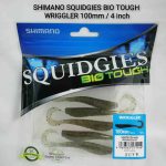 LURE,SHIMANO SQUIDGIES BIO TOUGH WRIGGLER SOFT LURE 100M ( SQBTW100 ) - WATERMELON 04T