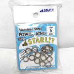 STARLIT STAINLESS STEEL POWER RING (SPR) - 6 - 80LB