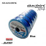 BRAID LINE,SEAHAWK GACHIRI 4X LINE (BLUE) - 55lb - 0-35mm - 5.5 - 100m