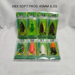 ABX SOFT FROG 45g 6.2g (ASF45) - 08-orange-black - ASF45/08