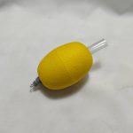 FISHING FLOAT TUBE YELLOW - kr-fy-short