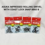 SWIVEL, ASUKA IMPRESSED ROLLING SWIVEL WITH COASTLOCK SNAP 8860B - 4 - 9