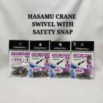 SWIVEL, HASAMU CRANE SWIVEL WITH SAFETY SNAP C04 - 01