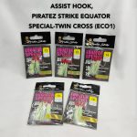 ASSIST HOOK, PIRATEZ STRIKE EQUATOR SPECIAL-TWIN CROSS (EC01) - 12-4 - 7mm - 10 - 2