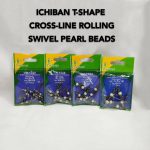 ICHIBAN T-SHAPE CROSS-LINE ROLLING SWIVEL PEARL BEADS YM-1028 - 6x7 - 26kgs - 7