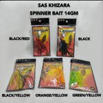S.A.S KHIZARA SPINNER BAIT 3827 (14G) - black-red-2
