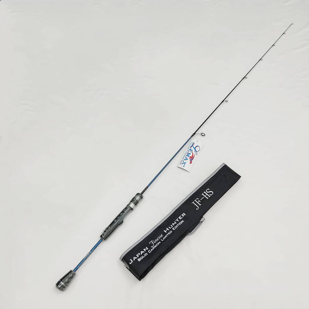 ROD, LEMAX JAPAN FINESSE HUNTER SOLID CARBON SPINNING LIMITED EDITION JF-HS  (BLUE)