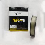BRAIDED LINE, TUFLINE PREMIUM 4 CARRIER BRAIDED 4ORCE (125yds) GREEN - 6lb - 0-061mm