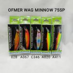 LURE, OFMER WAG MINNOW 75SP (75mm/7g) LONGCASTING SUSPENDING - 028