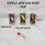 LURE, RIPPLE-ASH GAN BABY POP (37mm/2.5g) - RED HEAD