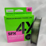 BRAIDED LINE, SUFIX 4X CARRIER BRAID LO VIS GREEN (150YDS) - 50LB - 0.370MM