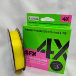 BRAIDED LINE, SUFIX 4X CARRIER BRAID HOT YELLOW (150YDS) - 6LB - 0.148MM