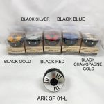 SEAHAWK ALUMINIUM ROUND KNOB (ARK SP01) L - BLACK CHAMGPAGNE GOLD