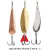 SPOON,ABU GARCIA 100 YEAR EDITION RETRO SPOON (3Pcs-Pack) - SET 1