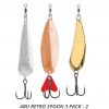 SPOON,ABU GARCIA 100 YEAR EDITION RETRO SPOON (3Pcs-Pack) - SET 2