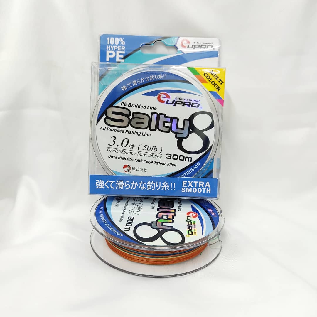 EUPRO SALTY 8 PE BRAIDED LINE (YELLOW)