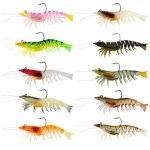 LURE, ZEREK LIVE ABSOLUTE 3.5INCH SHRIMP LURE (11g) - GREEN TIGER