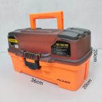 PLANO DOUBLE TRAY TACKLE BOX (6221_2) - smoke-orange