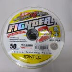 BRAIDED LINE, SANTEC FIGHTER V2 X8 (100m) FLUORESCENT YELLOW - 50lb - 0-300mm