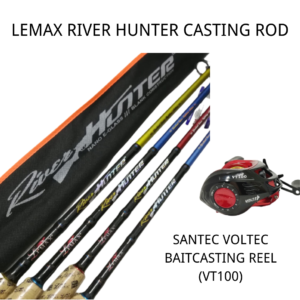 COMBO SET BOTTOM, HYTAC KING WARRIORS SPINNING ROD + SEAHAWK