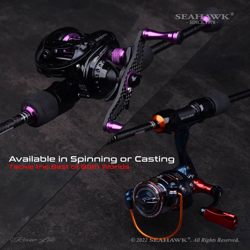 New 2024 SEAHAWK Rover Lite 800 Spinning Reel Ultralight UL BFS