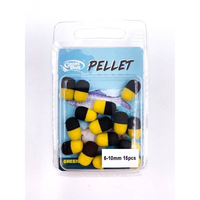 GREEN BAIT SYNTHETIC PELLET (6-10MM) - SUG