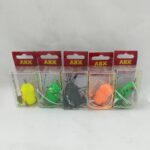 LURE, ABX SOFT FROG TYPE 1 WITH CHROME BLADE 35MM (5G) - yellow01