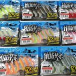 LURE,SANTEC HOGY WORM W/GRUB TAIL SOFT BAIT 2.6″ - black-orange-01