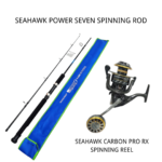COMBO KELONG, SEAHAWK POWER SEVEN SPINNING ROD + SEAHAWK CARBON PRO RX SPINNING REEL - PS702HS - 4000