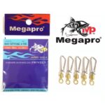 SWIVEL, MEGAPRO T SHAPE SNAP ROLLING SWIVEL (RST5711SS) - 1 - 45kg - 6 PCS