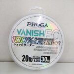 LEADER, PROGA VANISH 100% FLUOROCARBON SHOCK LEADER 30M - 20lb - 0-40mm - 9-3kg