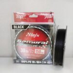 BRAIDED LINE, NINJA SAMURAI PE X8 LINE (150M) BLACK - 20lb - 0-14mm - 11kg