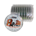 BRAIDED LINE, KYODA XTRA X8 (100M) D.GREEN - 20lb - 0-18mm