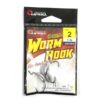 EUPRO WEIGHTED WORM HOOK WITH LEAD (2801BN) - 2 - 3.5g