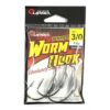 EUPRO WEIGHTED WORM HOOK WITH LEAD (2801BN) - 3/0 - 7g