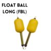 FISHING FLOAT TUBE YELLOW - fbl-long