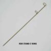 FISHING IRON ROD STAND - 2-ring-stand