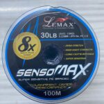 BRAID LINE ,LEMAX  SENSOMAX X8  BLUE 100M - 10lb