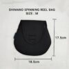BAG,SHIMANO SPINNING REEL BAG - m - 17.5CM - 18-5cm