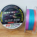 BRAIDED LINE, CASTKING MEGA-X PE BRAID (300M) MULTICOLOR - 50lb - 3-5 - 0-22mm