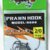SAWA-D PRAWN HOOK 8666 - 2-0-12pcs
