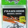 SAWA-D PRAWN HOOK 8666 - 1-0-12pcs