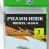 SAWA-D PRAWN HOOK 8666 - 3-15pcs