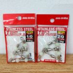 SWIVEL, AWA SHIMA STAINLEES STEEL T-SHAPE ROLLING SWIVEL - 1/0