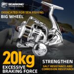 REEL, BEARKING ASSASSIN SALTWATER SPINNING - AS-1000