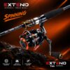 COMBO SET SPINNING EXTEND TWO 2 SERIES PLUS - ES2SP 702S+E2SP 3000 SREEL