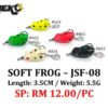 JEKO SOFT FROG JSF 08, JSF 09, JSF 10 - JSF 08 (35MM/5.5G) - 003